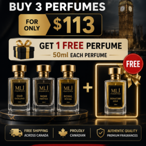 Buy 3 Perfumes (50ml each) for only $113 CAD